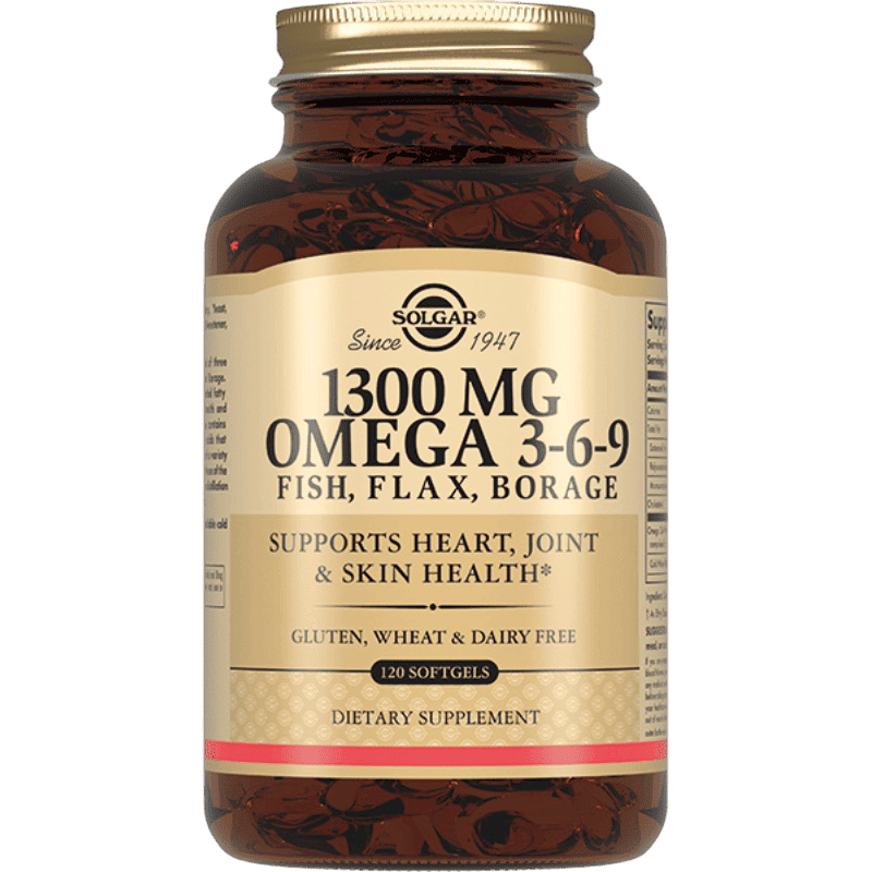 Solgar Omega-3-6-9, 1300 mq 120 əd thumbnail