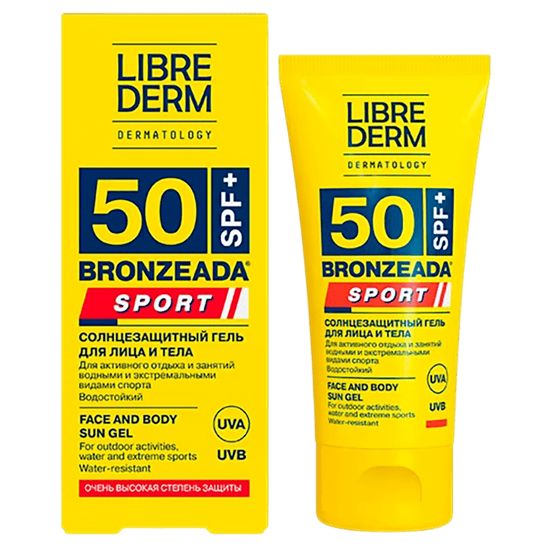 Bronzeada Sport üz və bədən üçün günəşdən qoruyucu gel SPF 50 50 ml thumbnail