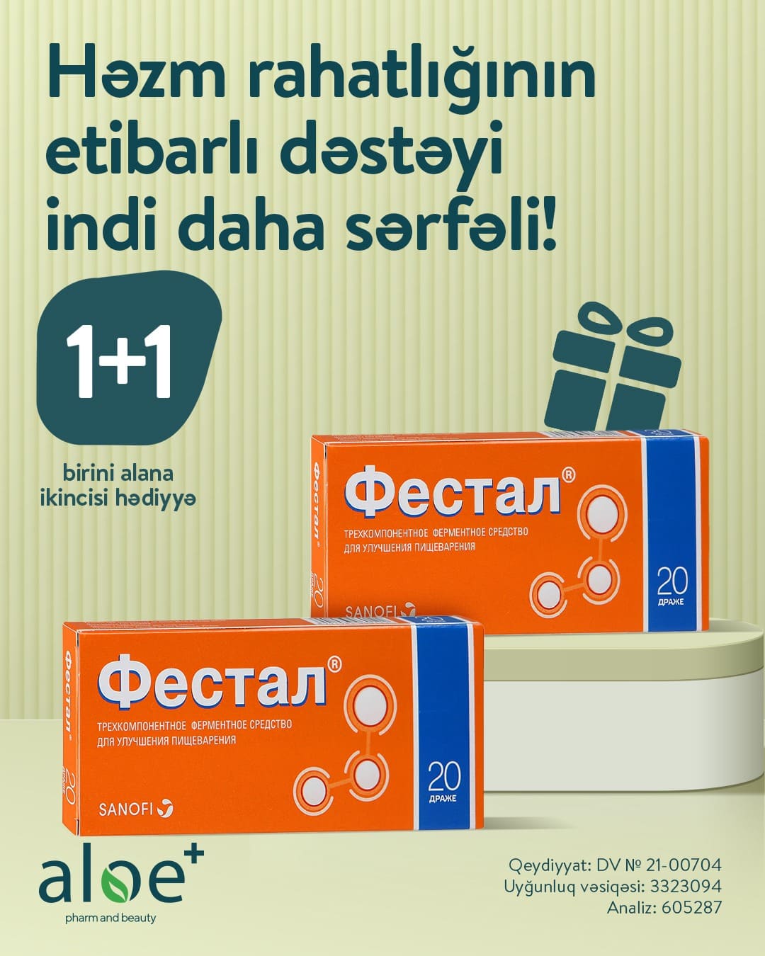 Festal - 1-ni yox, 2-ni al!