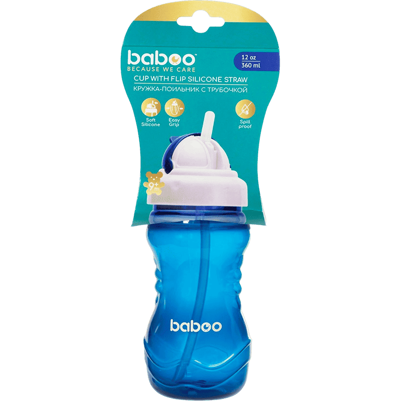 Baboo sürüşməyən su qabı Blue Haze, göy thumbnail