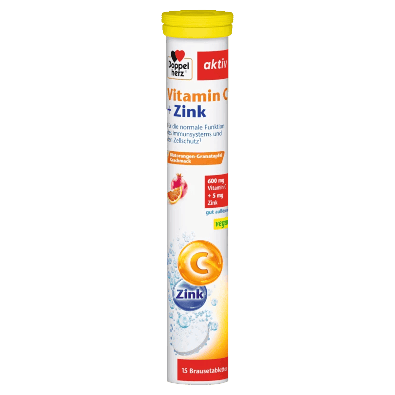 Doppel Herz aktiv Vitamin C + Sink, 15 əd thumbnail