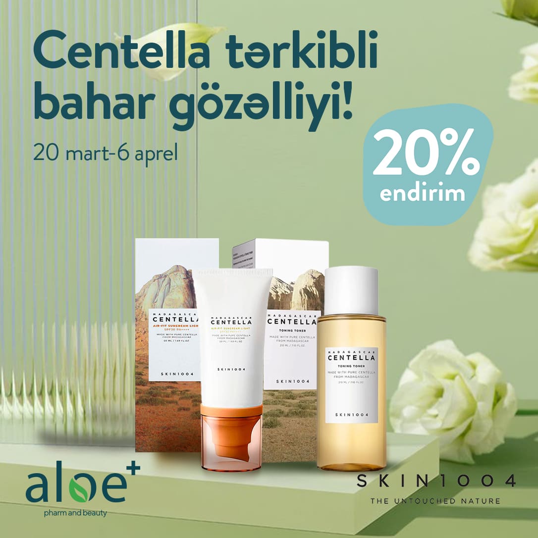 Aloe+💚 bayram sevincinizə sevinc qatır!