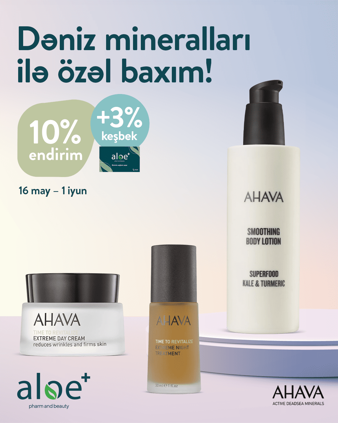 Ölü dənizdən gələn canlılıq: AHAVA!