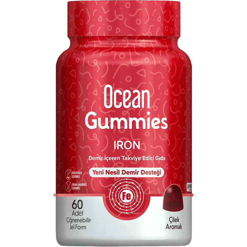 Ocean Gummies İron jele formasında, 60 əd thumbnail
