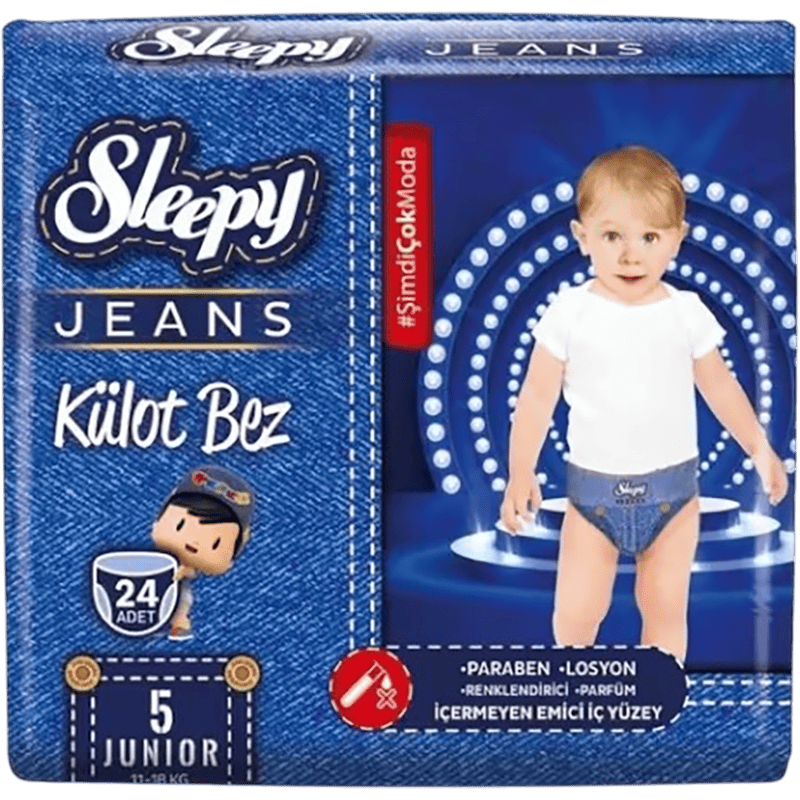Sleepy-5 Jeans Junior bez-tuman, 24 əd thumbnail