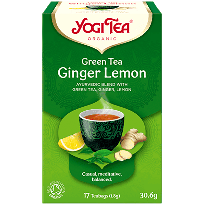 Yogi Tea Yaşıl Zəncəfil Limon 17 əd thumbnail