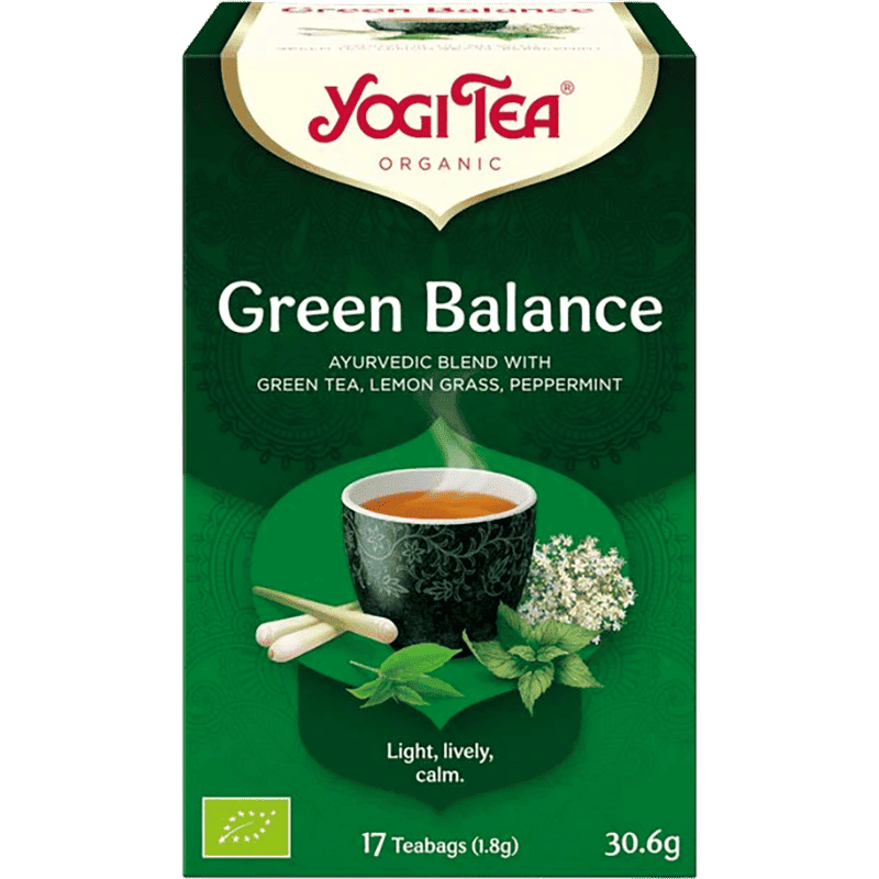 Yogi Tea Yaşıl Təbii balans 17 əd thumbnail
