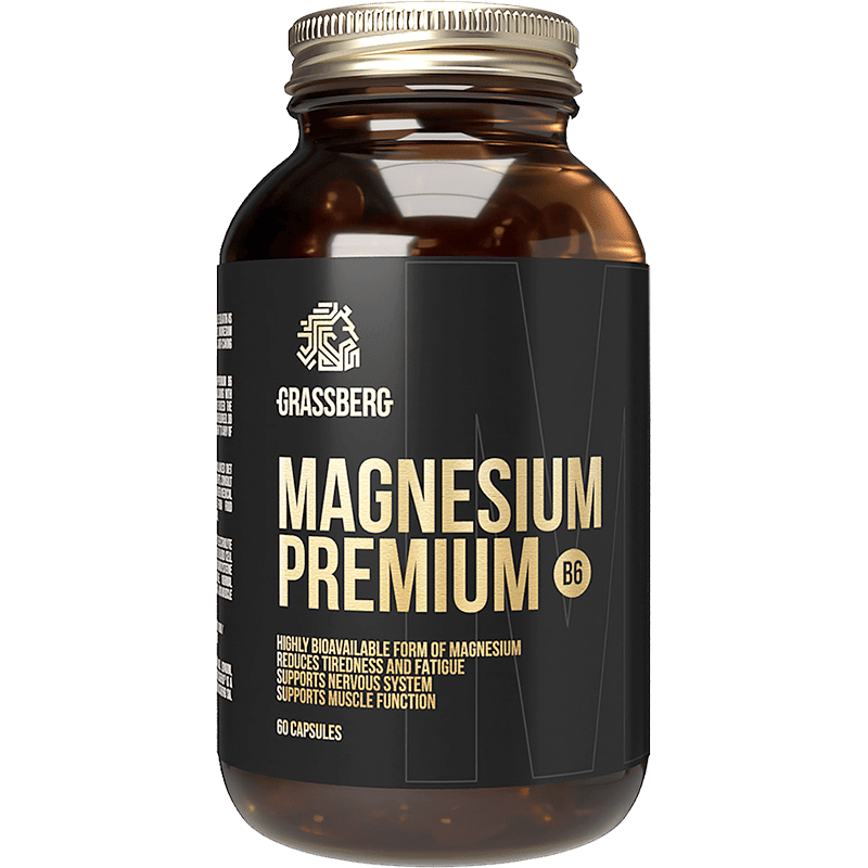 Grassberg Magnezium Premium+B6 60 əd thumbnail